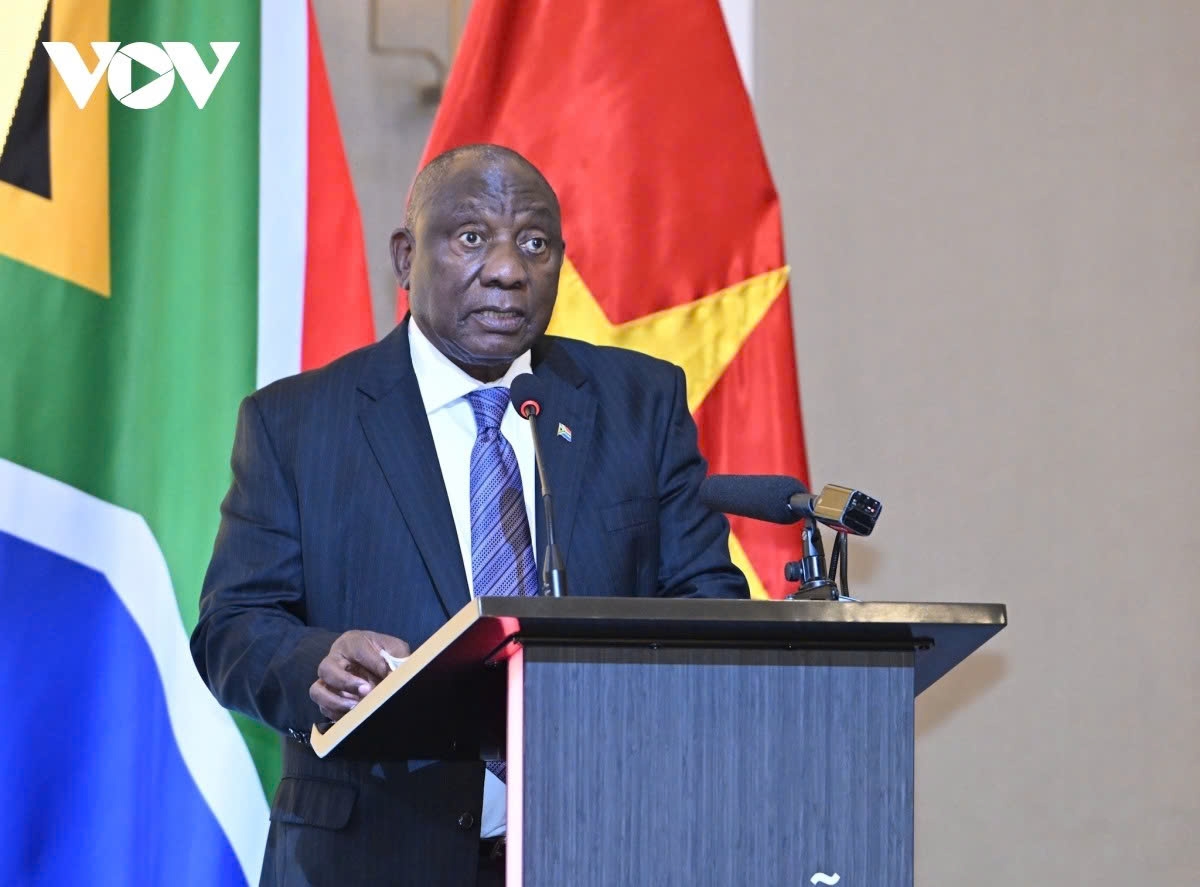 vietnamese pm, south african president attend joint business forum picture 2 vietnamese pm, south african president attend joint business forum picture 2