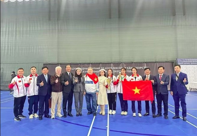 people s public security sports team wins gold at martial arts tournament in russia picture 1 people s public security sports team wins gold at martial arts tournament in russia picture 1
