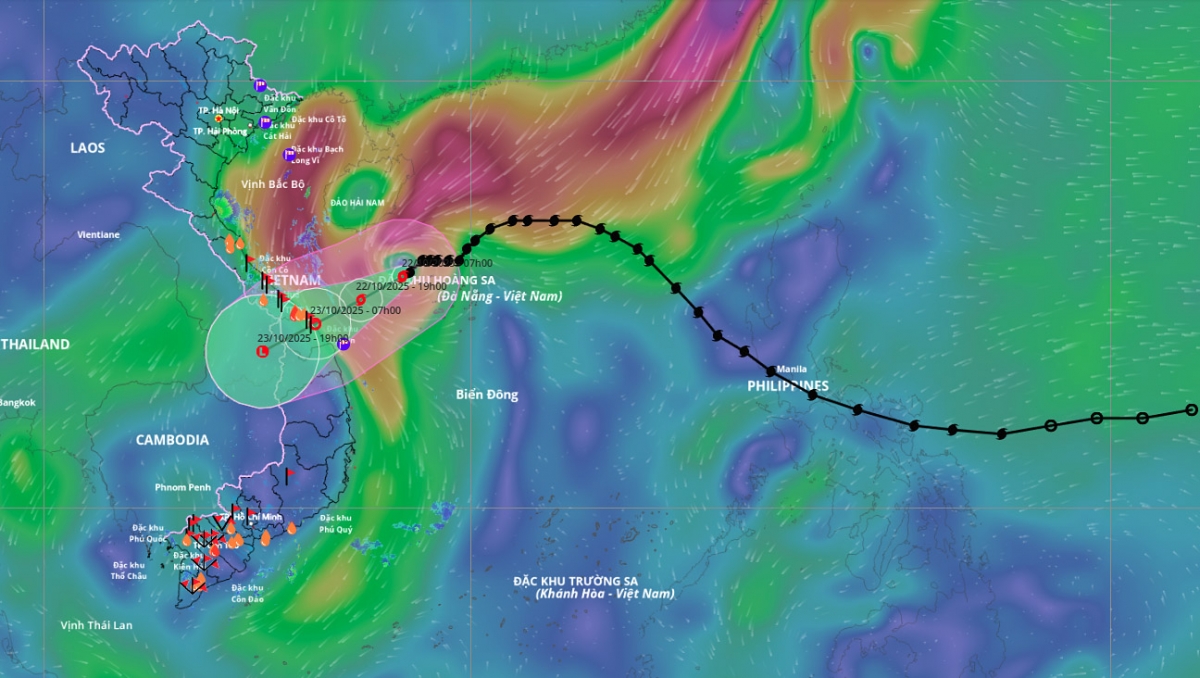 widespread flooding expected across central vietnam as fengshen nears picture 1