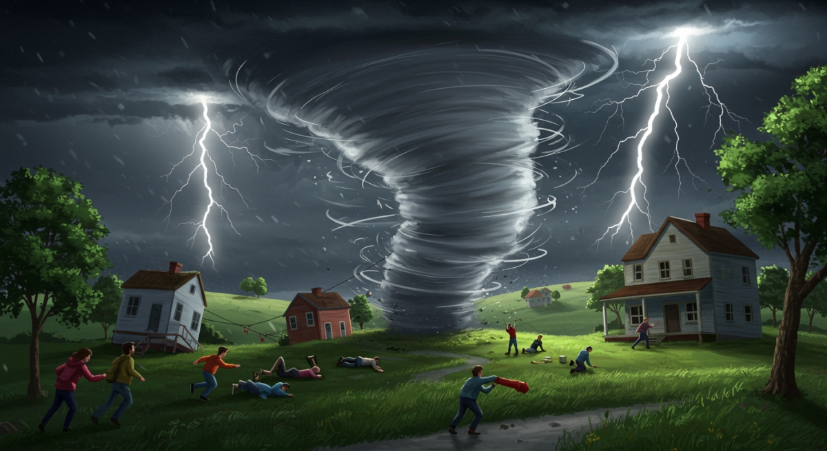 Làm sao để giúp người dân nhận diện sớm và ứng phó với lốc xoáy?