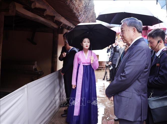 Tổng Bí thư Tô Lâm thăm quê hương của Chủ tịch Kim Nhật Thành