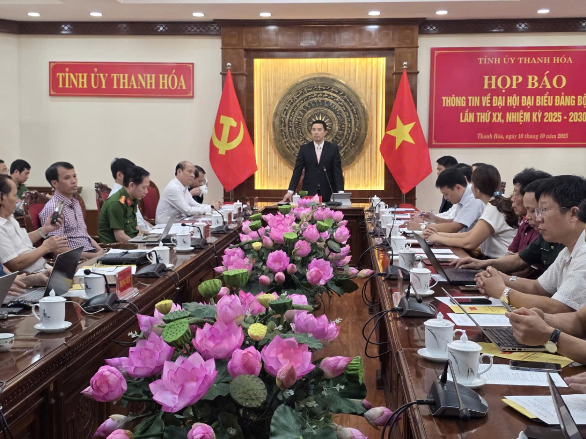 Đại hội lần thứ XX: Đưa Thanh Hóa vào nhóm dẫn đầu cả nước