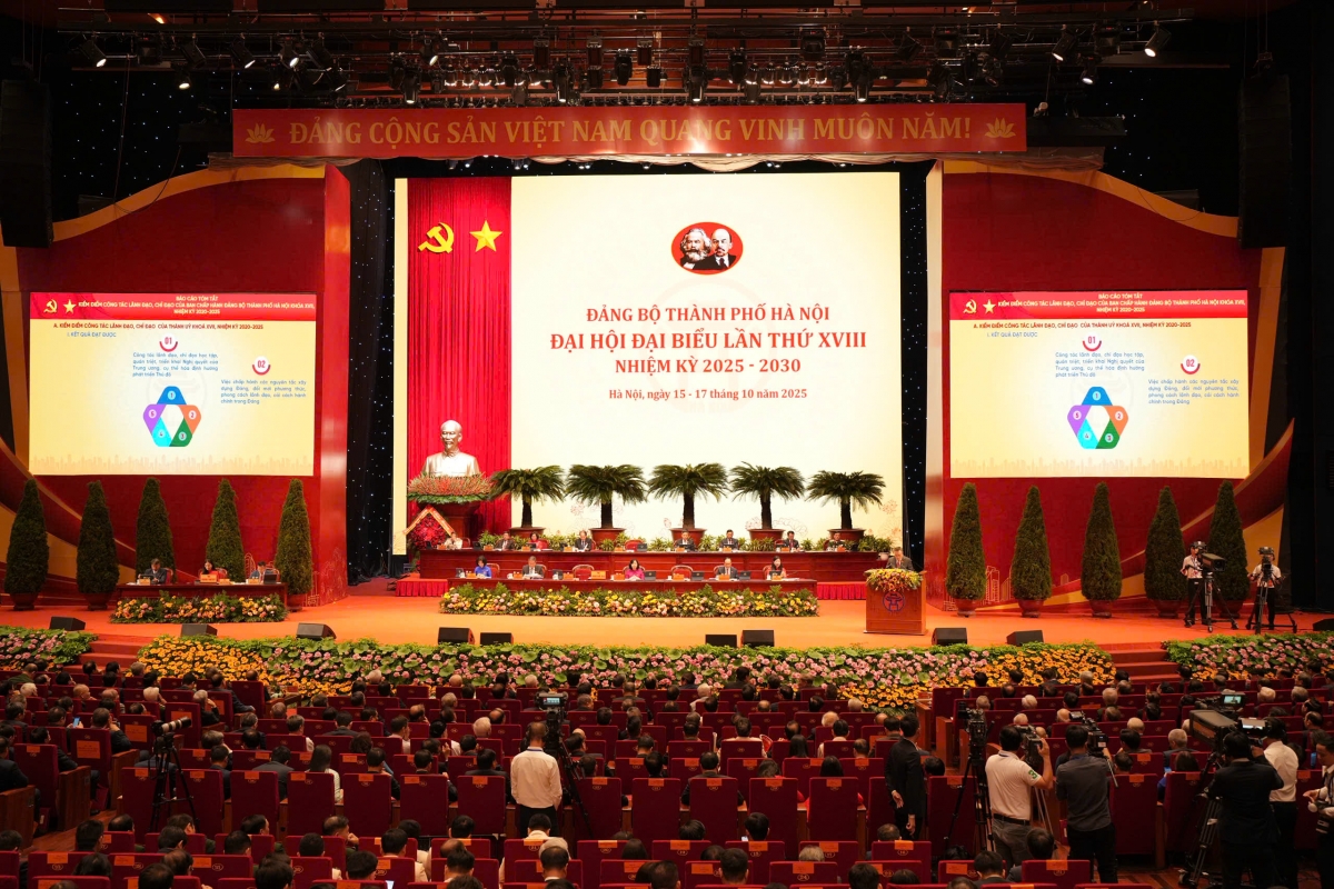 Niềm tin và khí thế đổi mới lan tỏa từ Đại hội Đảng bộ Hà Nội lần thứ XVIII
