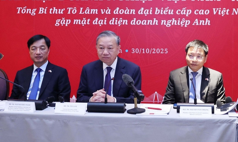 tong bi thu to lam du toa dam doanh nghiep viet nam - anh hinh anh 1