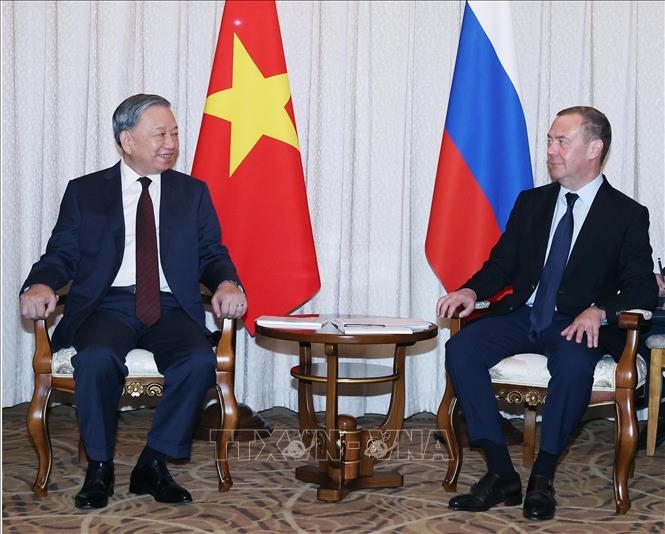 tong bi thu to lam gap chu tich Dang nuoc nga thong nhat dmitry medvedev hinh anh 2