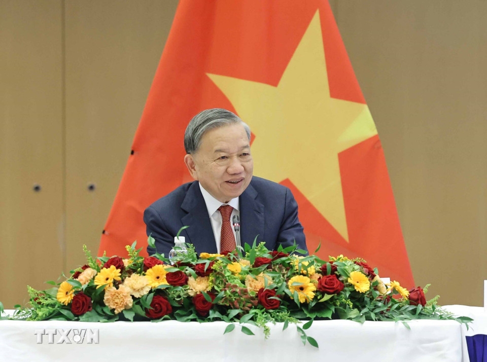 Tổng Bí thư Tô Lâm tiếp ban lãnh đạo hội hữu nghị Phần Lan - Việt Nam