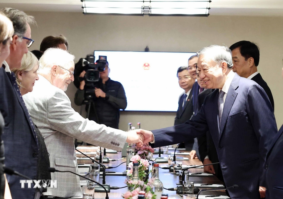 Tổng Bí thư Tô Lâm tiếp Tổng Bí thư Đảng Cộng sản Anh