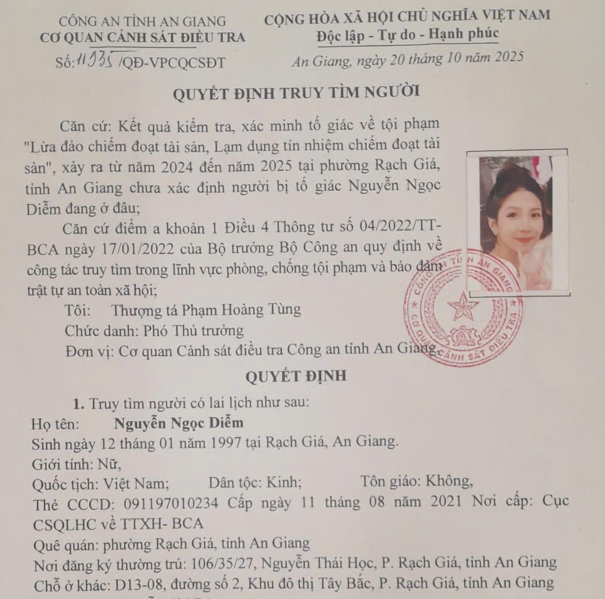 Truy tìm chủ hụi online bị tố lừa đảo chiếm đoạt tài sản