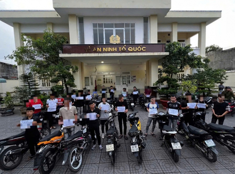 Khởi tố thêm 6 thanh thiếu niên trong vụ tổ chức đua xe trái phép