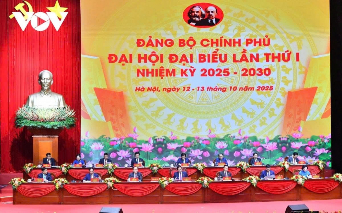 khai mac Dai hoi dai bieu Dang bo chinh phu lan thu i, nhiem ky 2025-2030 hinh anh 1