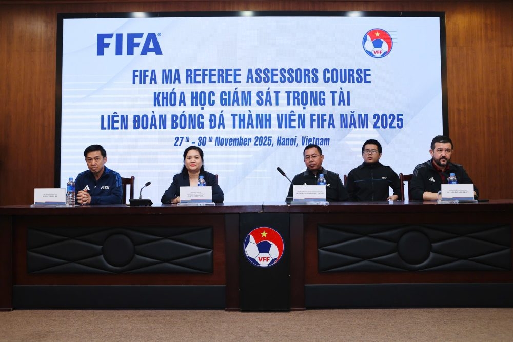 vff va fifa ket thuc chuong trinh dac biet ve cong tac trong tai hinh anh 1