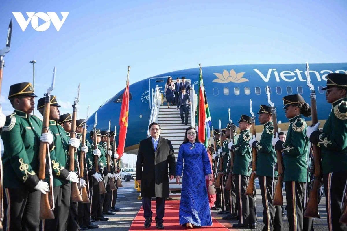 pm pham minh chinh s working trip to south africa in the spotlight picture 1