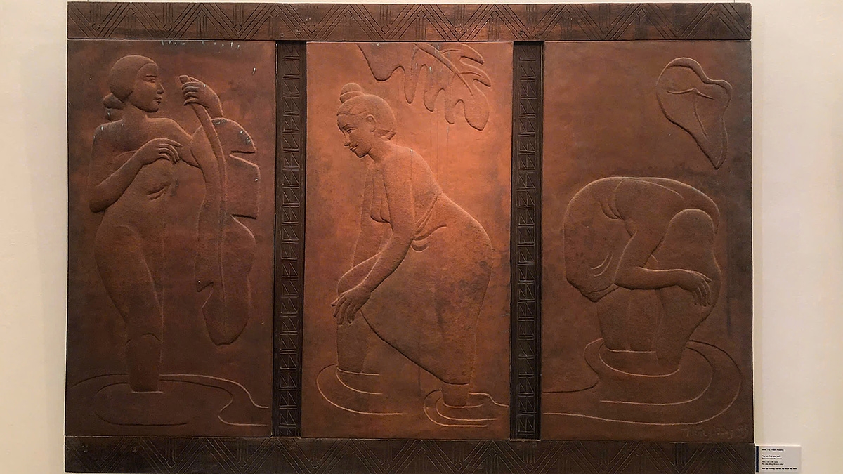 Nhiều tác phẩm quý trưng bày tại Triển lãm 100 năm mỹ thuật hiện đại