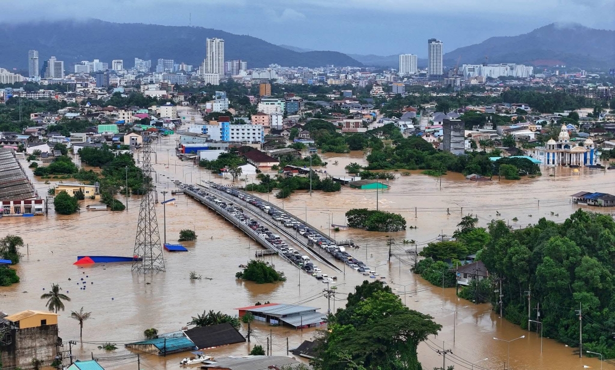 Mưa lũ diễn biến nghiêm trọng, Thái Lan ban bố tình trạng khẩn cấp tại Songkhla