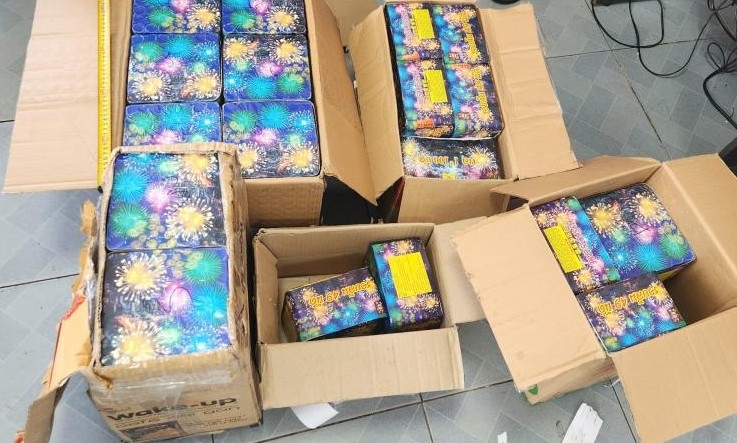 Tang vật thu giữ.