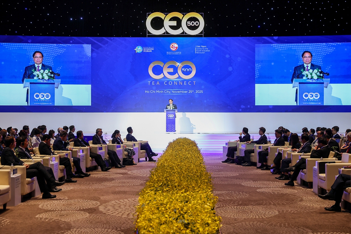 pm shares vietnam s development strategy at ceo500 tea connect picture 1