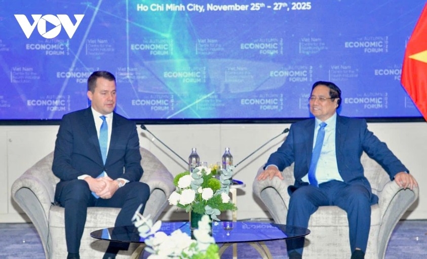 pm chinh meets foreign leaders at autumn economic forum 2025 picture 1