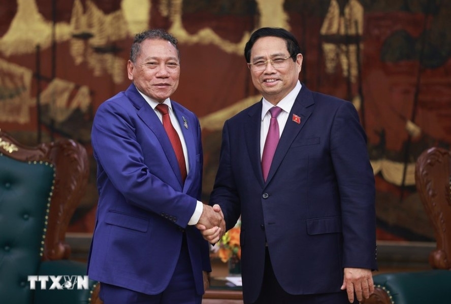 pm receives solomon islands minister of foreign affairs and external trade picture 1