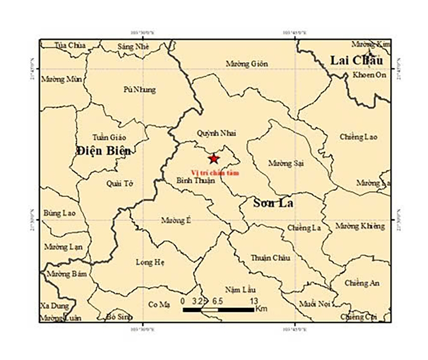 minor earthquakes strike son la and hue, no damage reported picture 1