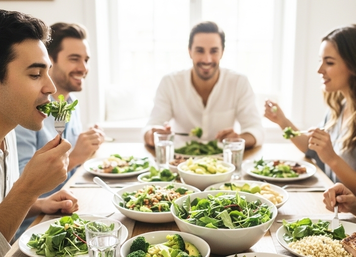 Điều gì xảy ra với cơ thể nếu ăn rau trước bữa chính?