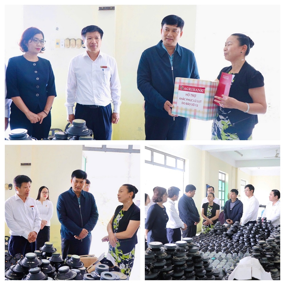agribank ho tro khach hang, nguoi lao dong o Da nang va hue bi thiet hai do bao lu hinh anh 3