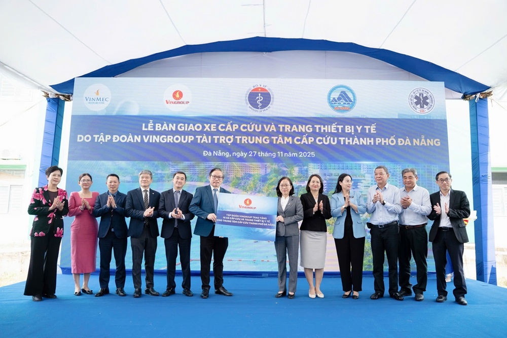 Vingroup hỗ trợ Đà Nẵng nâng cao năng lực cấp cứu hiện đại, gia tăng sức mạnh y tế