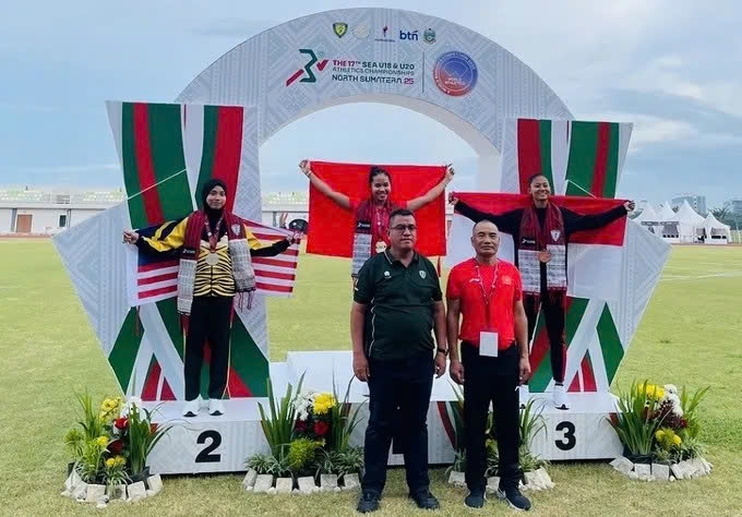 Seven gold medals for Vietnam at SEA U18 & U20 Athletics Championships