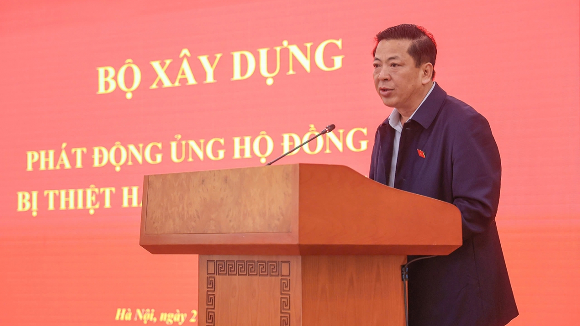bo xay dung phat dong quyen gop ung ho dong bao bi thiet hai do mua lu hinh anh 1