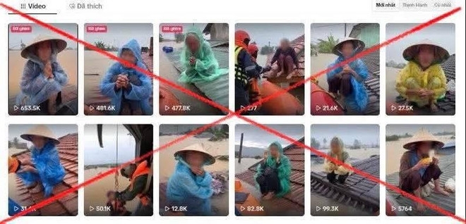 Cảnh giác trước những thông tin giả do AI ngụy tạo về thiên tai miền Trung