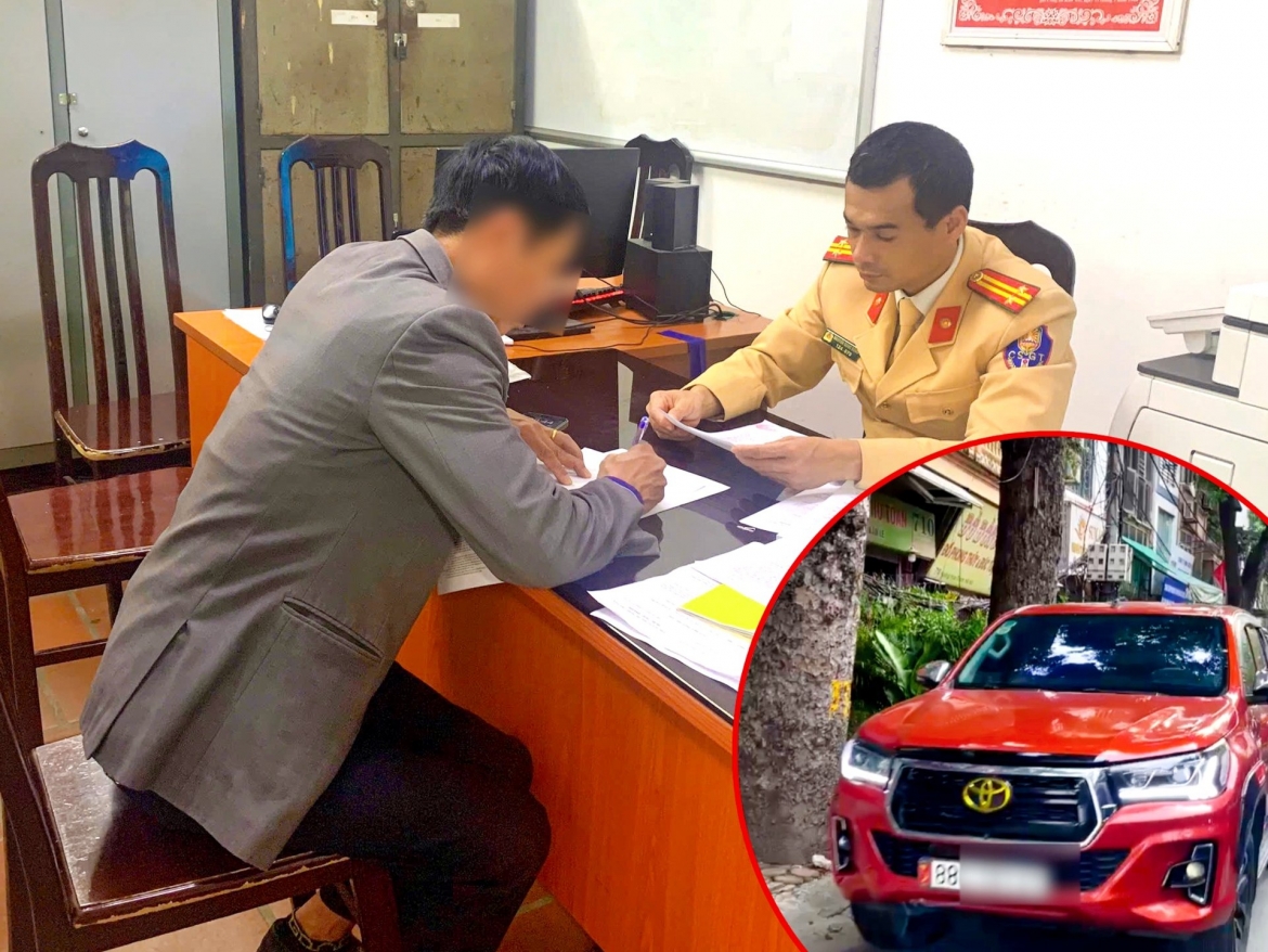 csgt ha noi xu phat hang loat vi pham tu phan anh cua nguoi dan hinh anh 1