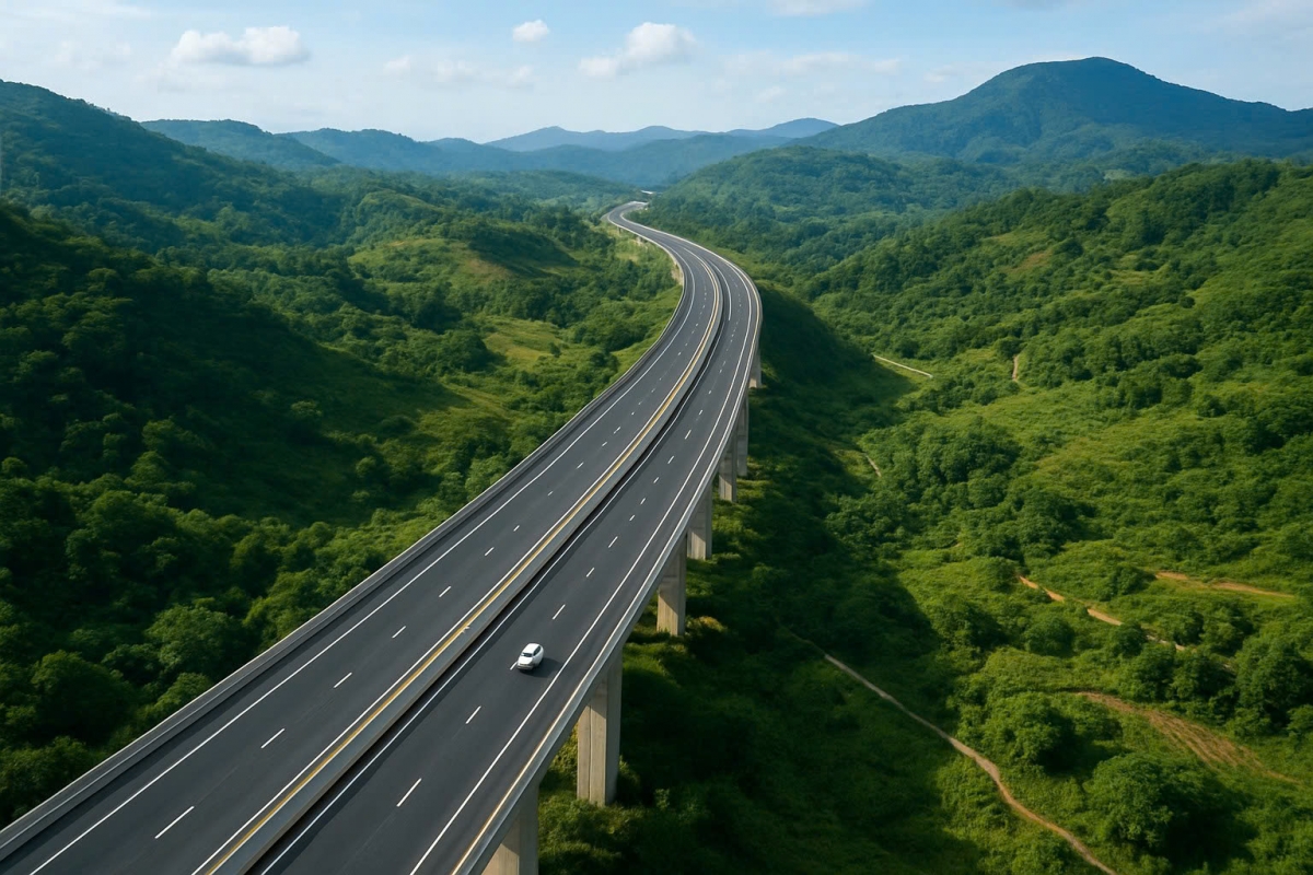 Hình ảnh cao tốc ở Bảo Lộc