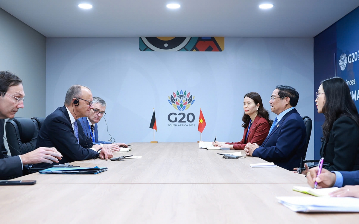 thu tuong pham minh chinh gap thu tuong Duc friedrich merz hinh anh 2