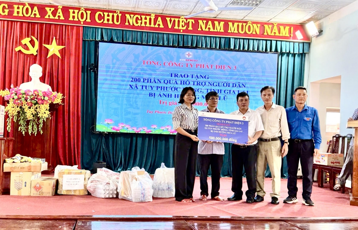 evngenco3 trien khai 2 dot ho tro khan cap cho cac tinh mien trung sau bao so 13 hinh anh 2