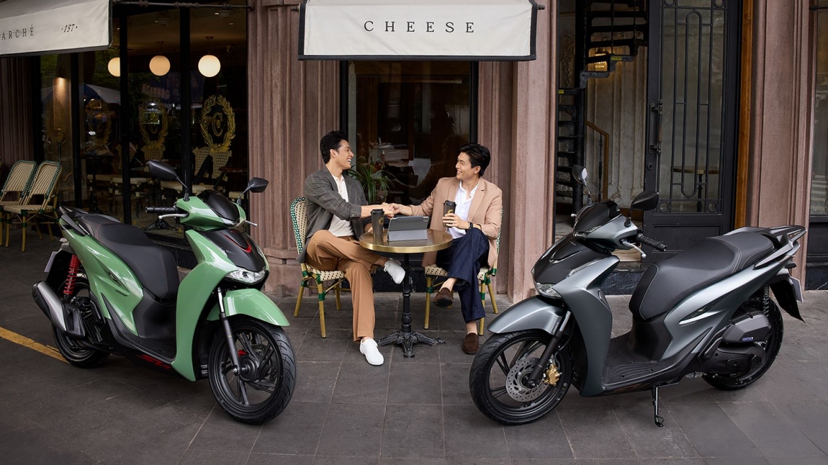 honda viet nam ra mat bo ba sh, air blade va lead abs moi hinh anh 1