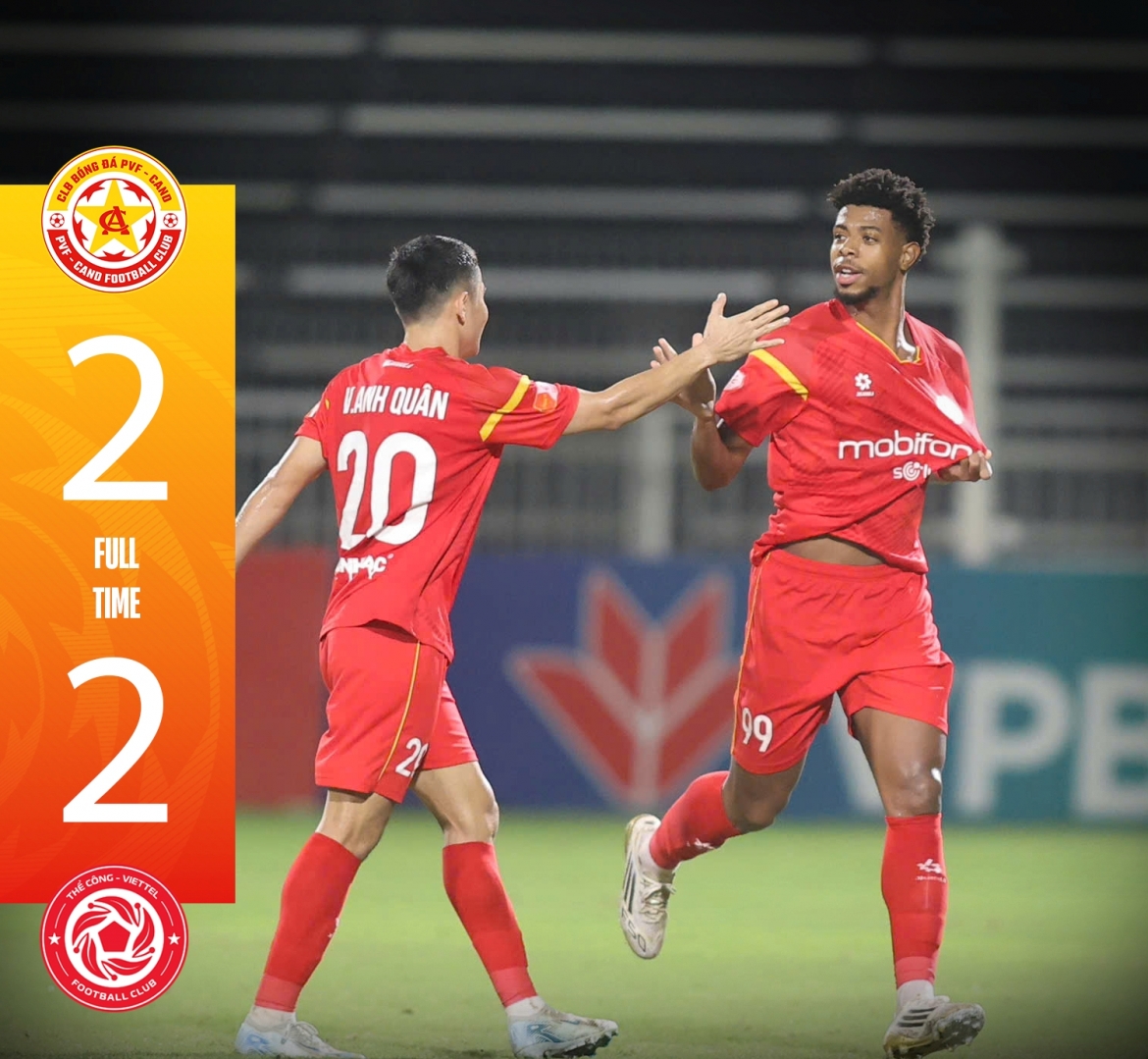 ket qua vong 11 v-league 2025 2026 pvf cand hoa kich tinh the cong viettel hinh anh 2