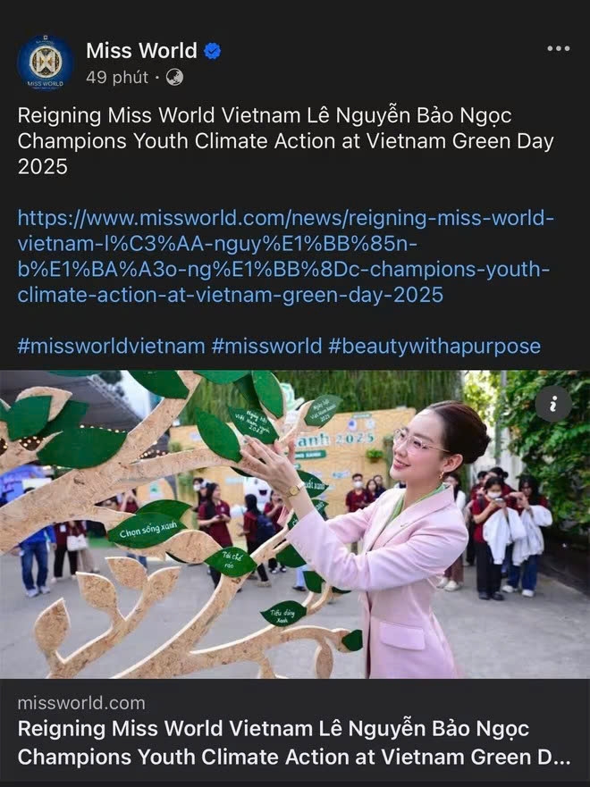 miss world highlights vietnamese beauty queen s climate project picture 1