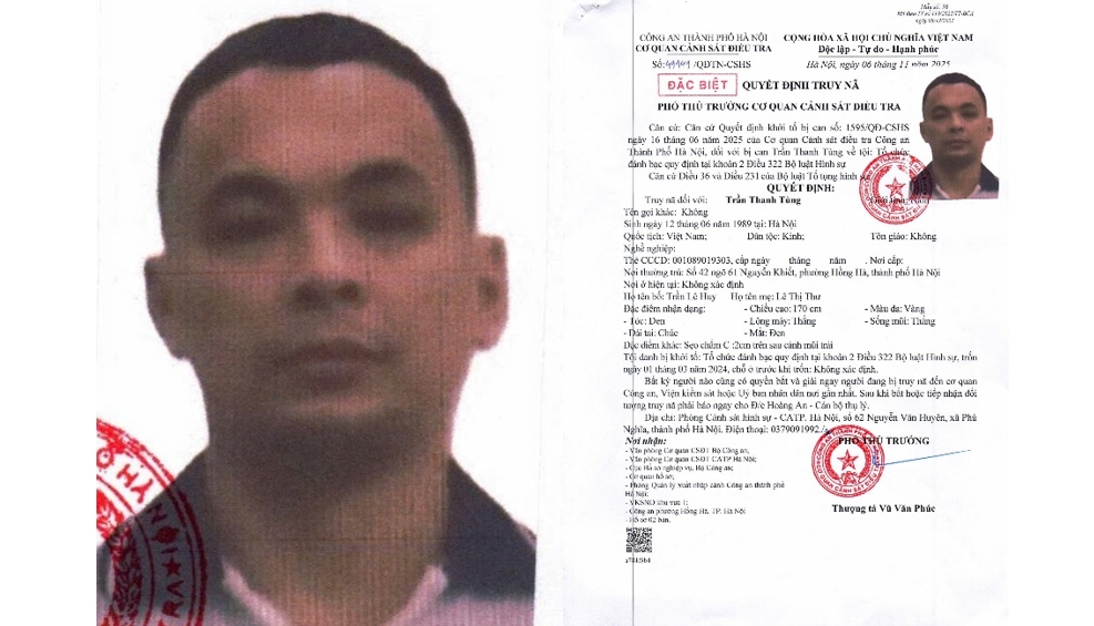 Phát lệnh truy nã kẻ cầm đầu đường dây cá độ ở Hà Nội