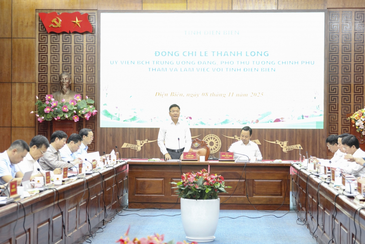Phó Thủ tướng Lê Thành Long yêu cầu Điện Biên thúc đẩy giải ngân đầu tư công