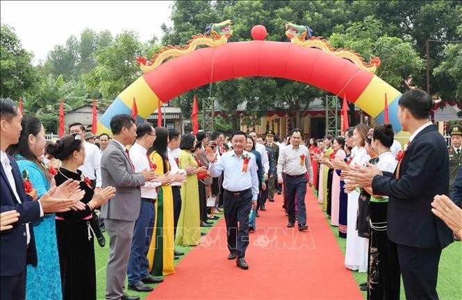 senior party official attends great national unity festival in lao cai province picture 1