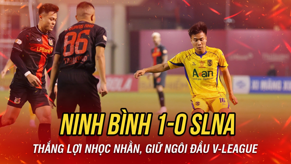 ket qua v-league hom nay 5 11 ninh binh thang nhe slna, hai phong fc thua tran hinh anh 1