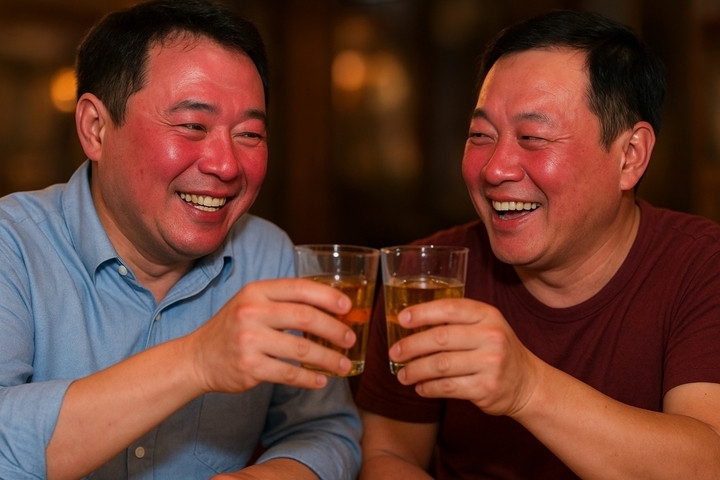 vi sao co nguoi do mat, nguoi tai nhot sau uong ruou hinh anh 1