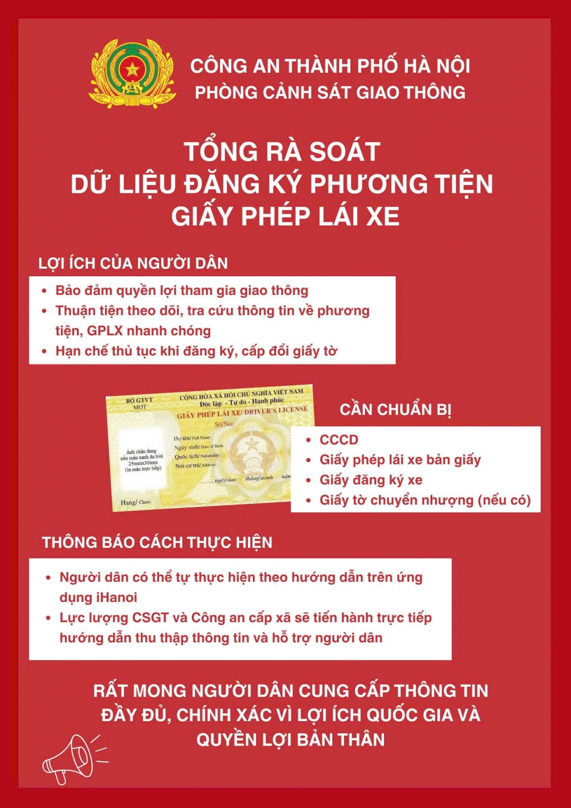 ha noi nhan gan 3.000 ho so trong 4 gio ra soat du lieu dang ky xe va gplx hinh anh 2