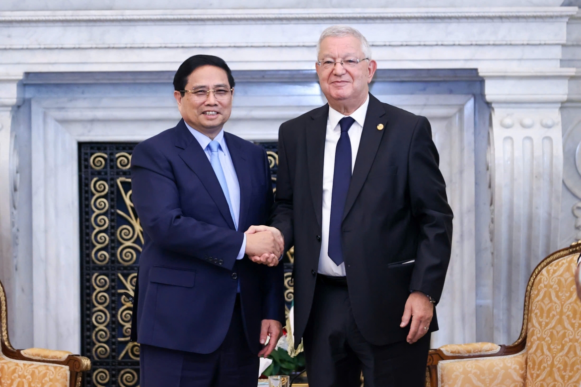 thu tuong pham minh chinh hoi kien voi chu tich hoi dong dan toc algeria hinh anh 1