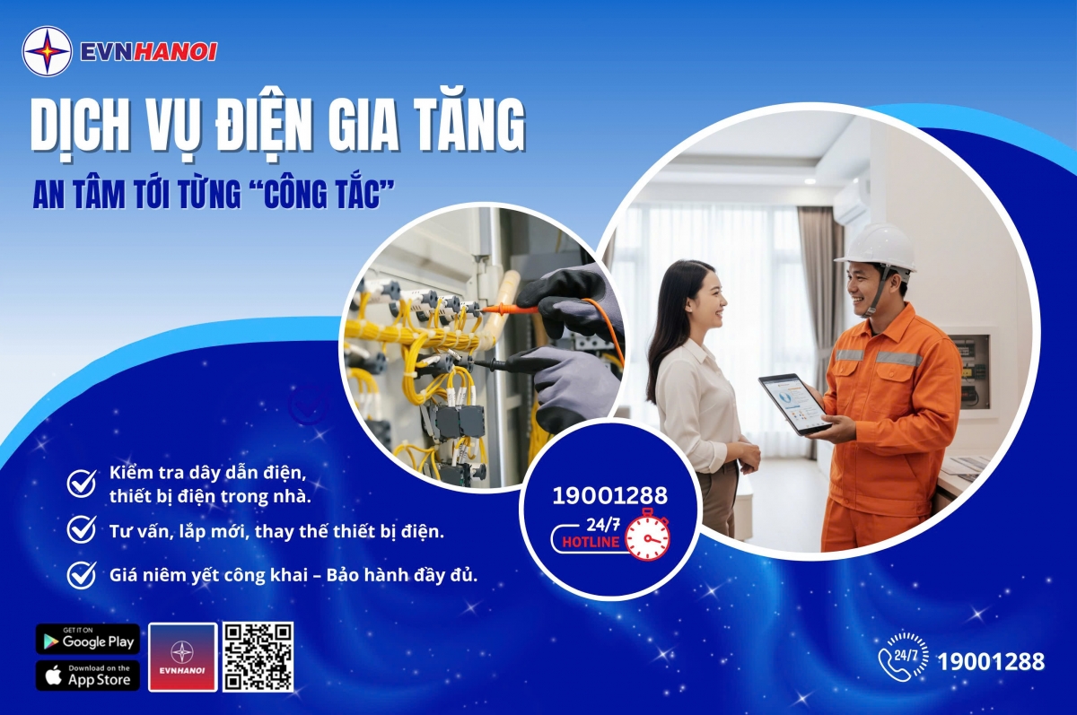 Tổng công ty Điện lực TP Hà Nội (EVNHANOI) triển khai mô hình dịch vụ điện gia tăng