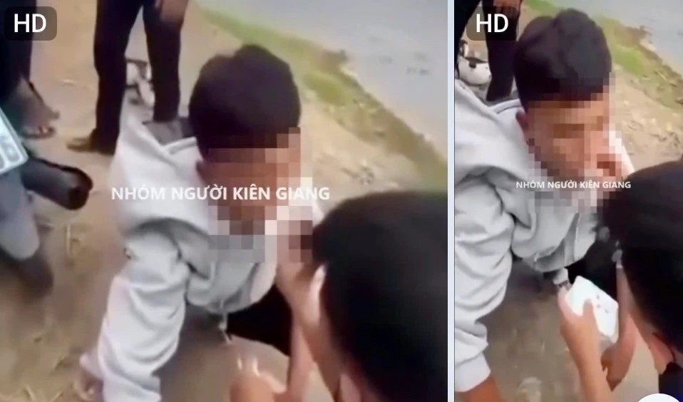 nam sinh lop 10 o an giang bi nhom ban hanh hung, nhet bang ve sinh vao mieng hinh anh 1