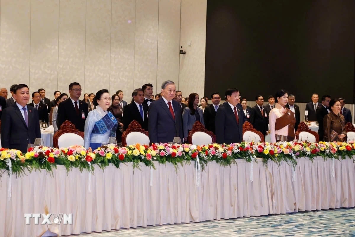 snapshots from party general secretary to lam s state visit to laos picture 11