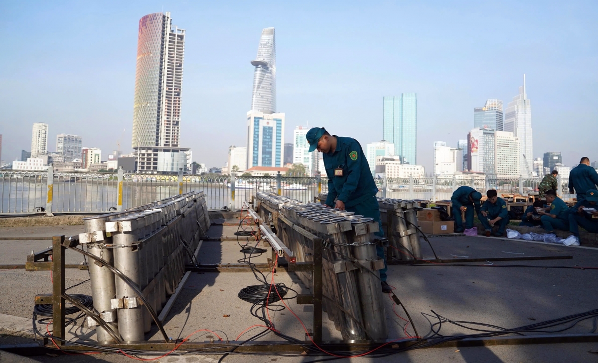 HCM City fireworks sites ready for New Year 2026 launch