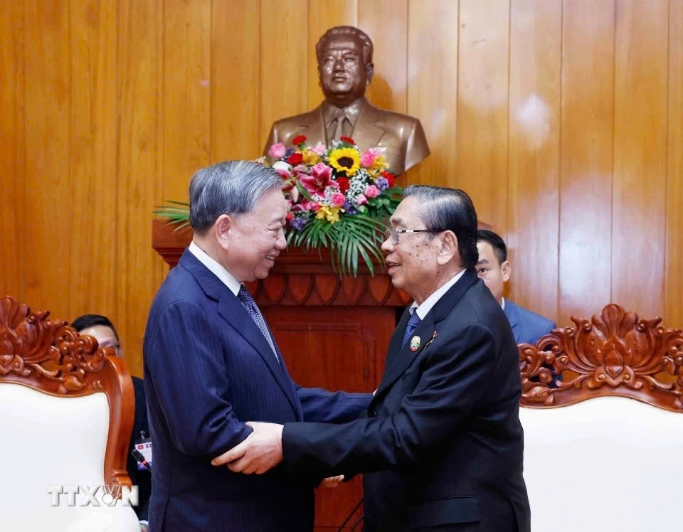 snapshots from party general secretary to lam s state visit to laos picture 14