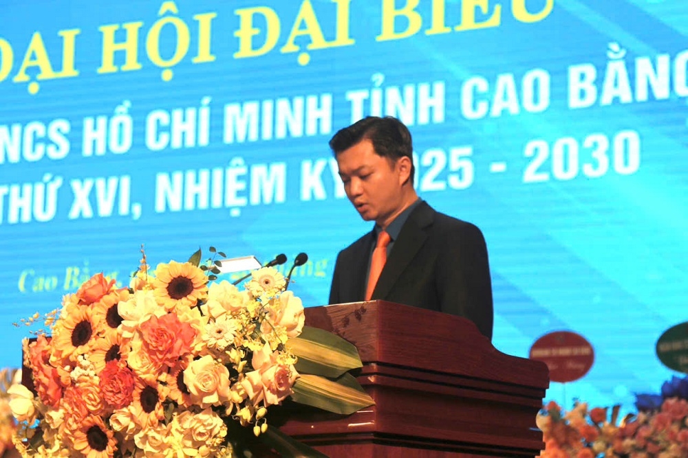 Dai hoi Dai bieu Doan tncs ho chi minh tinh cao bang lan thu xvi hinh anh 2