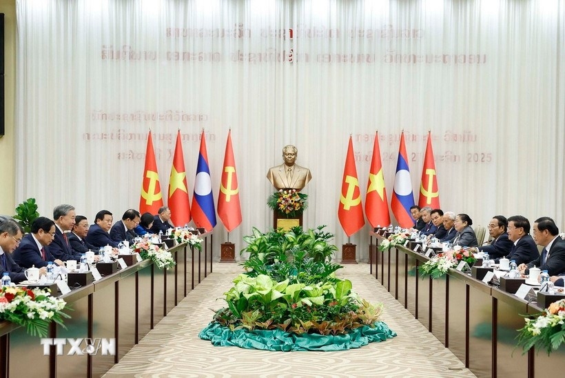 cuoc gap cap cao giua Dang cong san viet nam va Dang nhan dan cach mang lao hinh anh 2